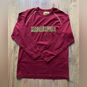 VTG Y2K Jimmy Buffet Margaritaville Red Long Sleeve Men’s Medium Crewneck Shirt